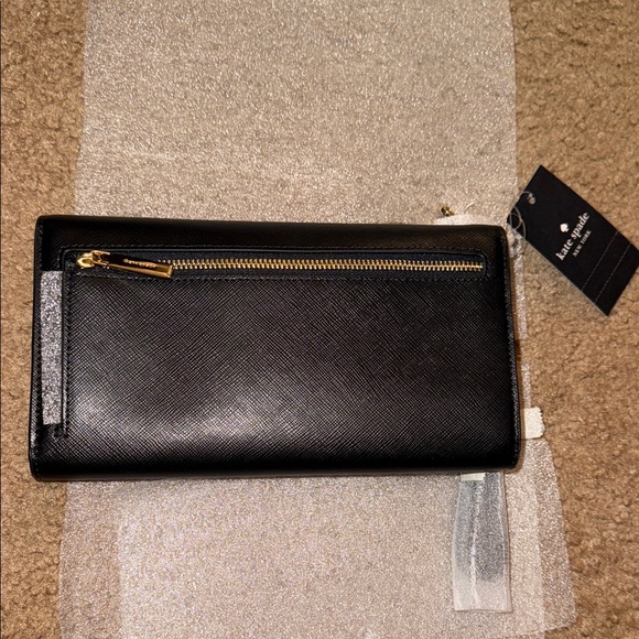 Kate Spade Madison Travel Wallet Wristlet (black) - Picture 5 of 6